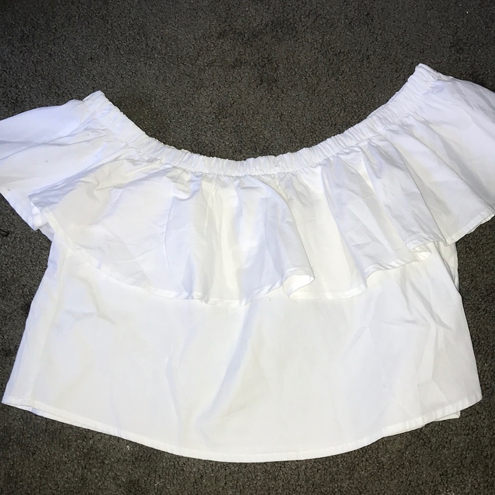 Off the Shoulder Crop Top